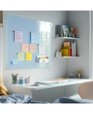 Skleněná magnetická tabule pro děti - modrá královská Smatab®