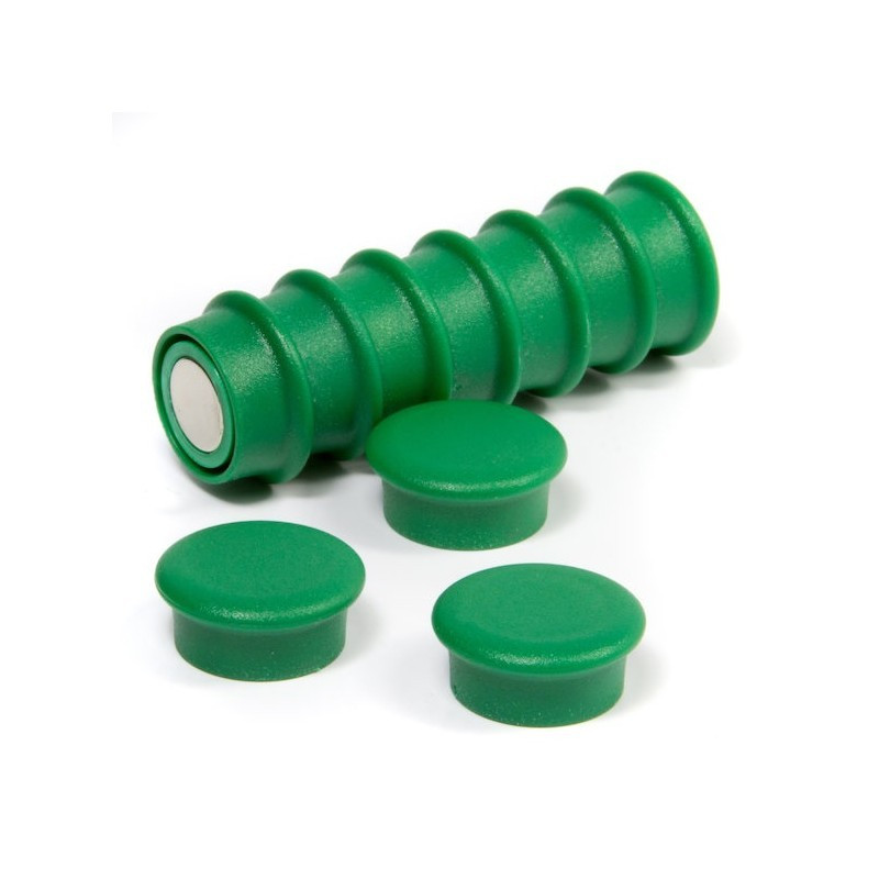 OF-1 - Kancelářské magnety - zelené - sada 10 kusů