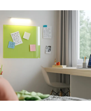 Skleněná magnetická tabule pro děti - zelená pistáciová Smatab®