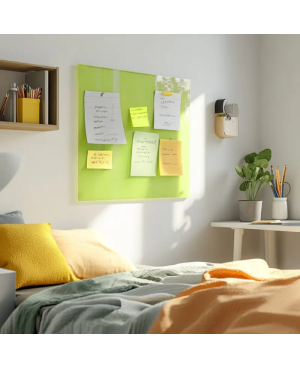 Skleněná magnetická tabule pro děti - zelená pistáciová Smatab®