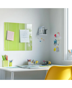 Skleněná magnetická tabule pro děti - zelená pistáciová Smatab®