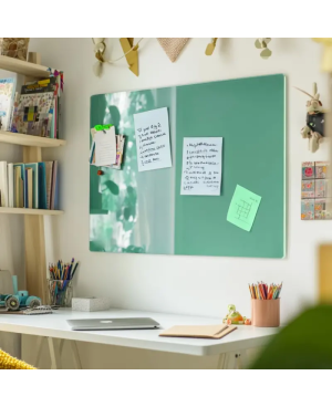 Skleněná magnetická tabule pro děti - zelená veronesová Smatab®