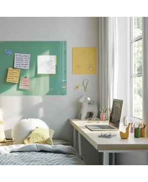 Skleněná magnetická tabule pro děti - zelená veronesová Smatab®