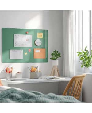 Skleněná magnetická tabule pro děti - zelená veronesová Smatab®