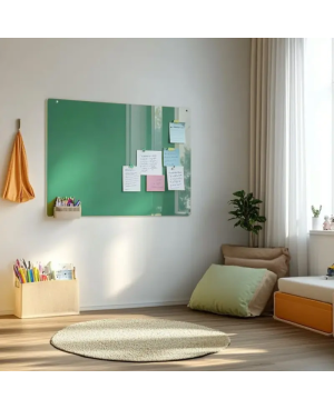Skleněná magnetická tabule pro děti - zelená veronesová Smatab®