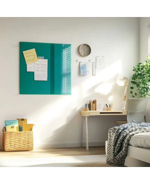 Skleněná magnetická tabule pro děti - zelená smaragdová Smatab®