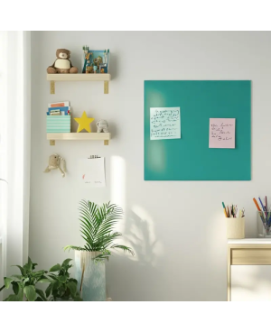 Skleněná magnetická tabule pro děti - zelená smaragdová Smatab®