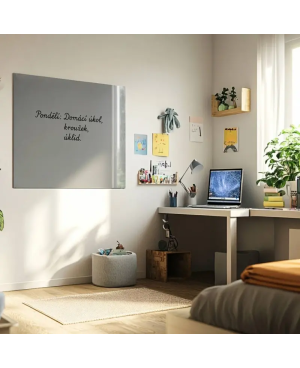 Skleněná magnetická tabule pro děti - šedá paynova Smatab®