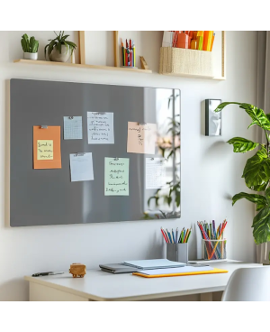 Skleněná magnetická tabule pro děti - šedá paynova Smatab®