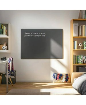 Skleněná magnetická tabule pro děti - šedá antracitová Smatab®