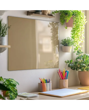 Skleněná magnetická tabule - okrová umbra Smatab®