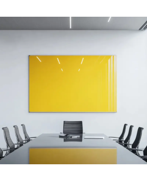 Skleněná pracovní a kancelářská tabule - žlutá exotická Smatab®