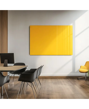 Skleněná pracovní a kancelářská tabule - žlutá exotická Smatab®