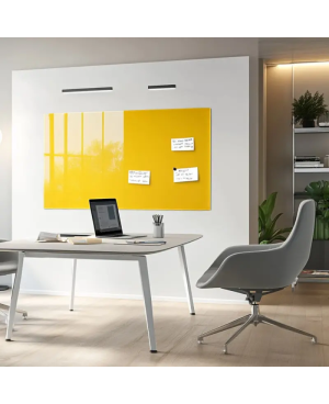 Skleněná pracovní a kancelářská tabule - žlutá exotická Smatab®