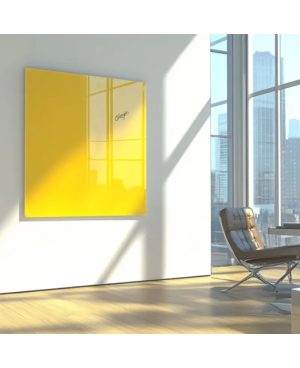 Skleněná pracovní a kancelářská tabule - žlutá exotická Smatab®