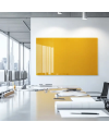Skleněná pracovní a kancelářská tabule - žlutá neapolská Smatab®