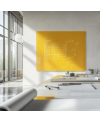 Skleněná pracovní a kancelářská tabule - žlutá neapolská Smatab®
