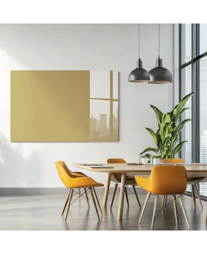 Skleněná pracovní a kancelářská tabule - okrová umbra Smatab®