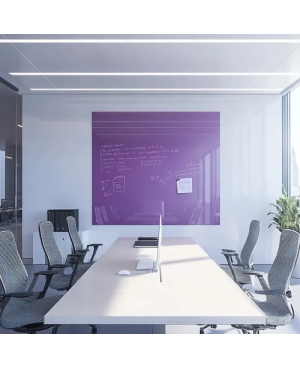 Skleněná pracovní a kancelářská tabule - fialová kobaltová Smatab®
