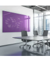 Skleněná pracovní a kancelářská tabule - fialová kobaltová Smatab®
