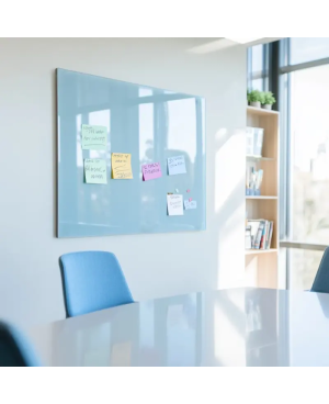 Skleněná pracovní a kancelářská tabule - modrá královská Smatab®