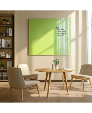 Skleněná pracovní a kancelářská tabule - zelená pistáciová Smatab®