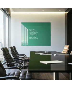 Skleněná pracovní a kancelářská tabule - zelená veronesova Smatab®