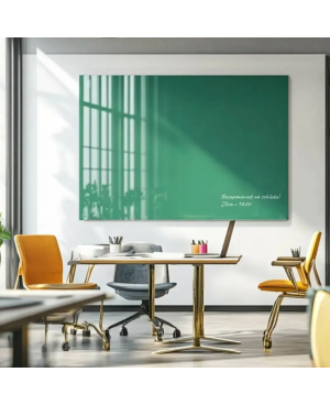 Skleněná pracovní a kancelářská tabule - zelená veronesova Smatab®