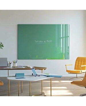 Skleněná pracovní a kancelářská tabule - zelená veronesova Smatab®