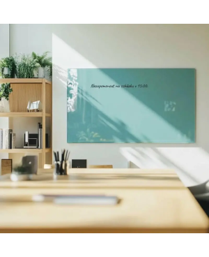 Skleněná pracovní a kancelářská tabule - zelená smaragdová Smatab®