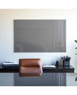 Skleněná pracovní a kancelářská tabule - šedá paynova Smatab®