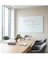 Skleněná pracovní a kancelářská tabule - bílá satinová Smatab®